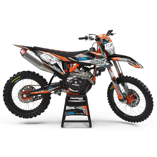 Stickerset motor STICKERSET KTM GO PRO HART AND HUNTINGTON (REF:PRDA38C)