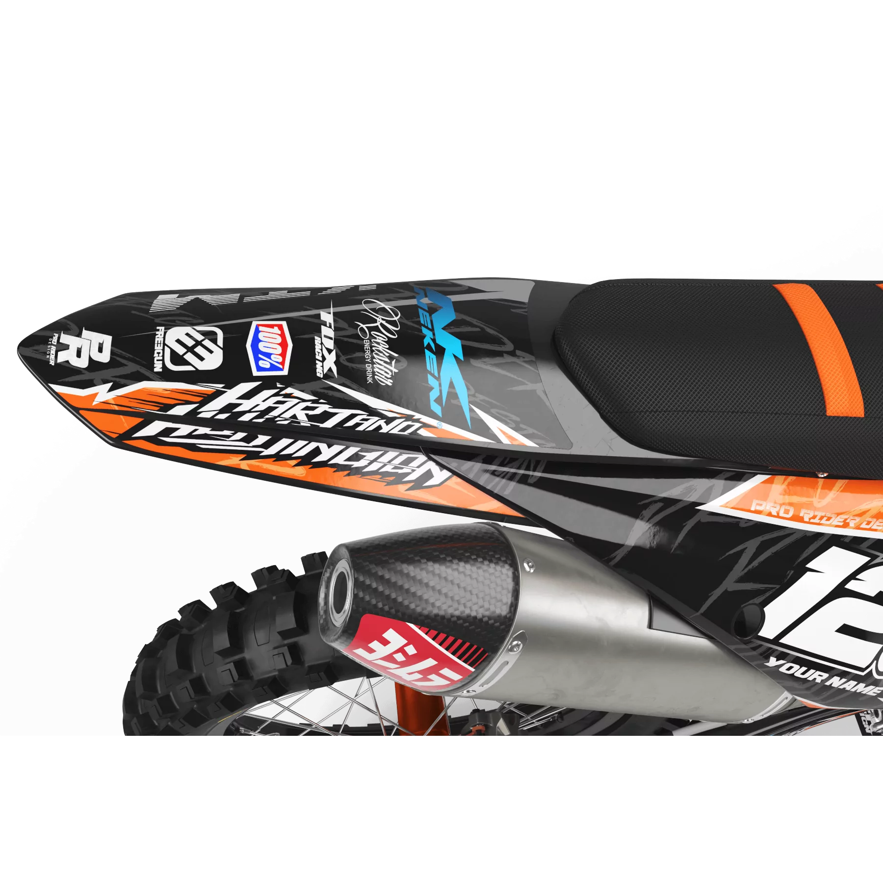 Motorrad DEKOR KIT DECO KTM GO PRO HART AND HUNTINGTON (REF:PRDA38C)
