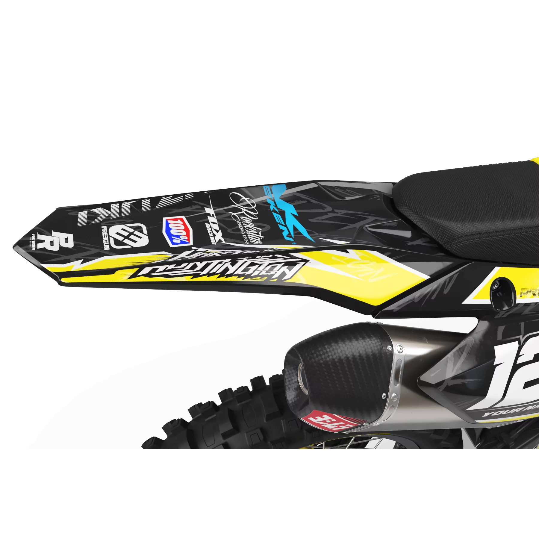 Kit déco moto KIT DECO Motocross SUZUKI GO PRO HART AND HUNTINGTON (REF:PRDA38D)