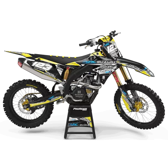 Kit adesivos moto KIT ADESIVOS Motocross SUZUKI GO PRO HART AND HUNTINGTON (REF:PRDA38D)