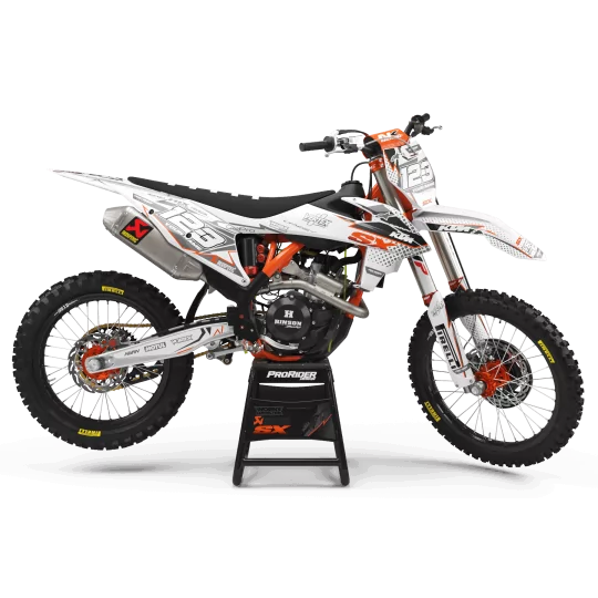 Kit adesivos moto KIT ADESIVOS Motocross KTM VERTEX BLANC (REF:PRDA39C3)