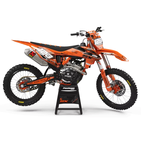 STICKERSET motor STICKERSET MOTOCROSS PERSO KTM VERTEX ORANGE (REF:PRDA39C4)