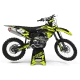 GRAPHICS moto Graphics Motocross KAWASAKI FLUO SEVEN : Beautiful kit for Kawasaki Motocross