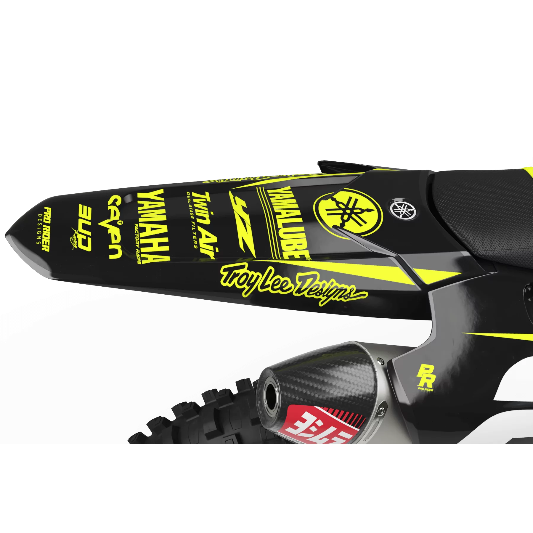 KIT ADESIVOS moto KIT ADESIVOS Motocross YAMAHA FLUO SEVEN : Magnífico kit para os Motocross Yamaha