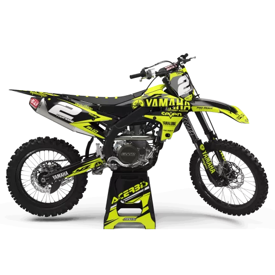 KIT ADESIVOS moto KIT ADESIVOS Motocross YAMAHA FLUO SEVEN : Magnífico kit para os Motocross Yamaha