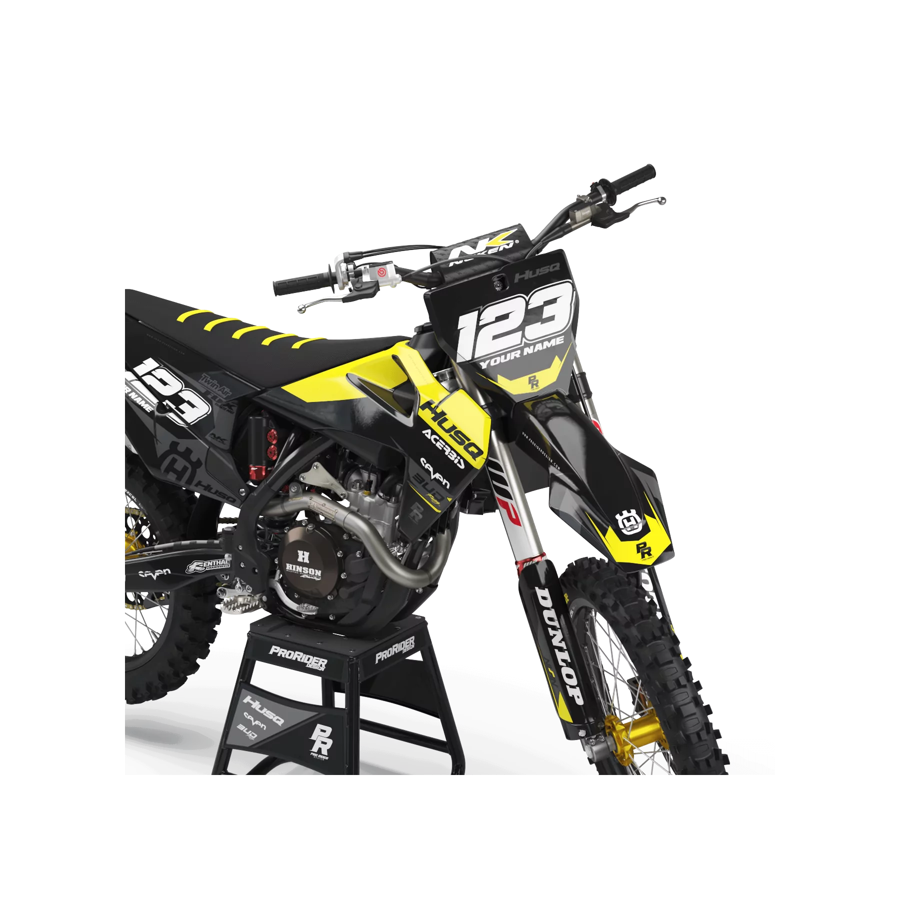 KIT ADESIVOS moto Kit adesivos Motocross HUSQVARNA SEVEN : Magnífico kit para Motocross Husqvarna