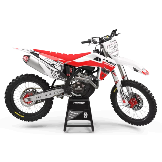 KIT ADESIVOS moto Kit adesivos Motocross HUSQVARNA ROUGE BLANC SEVEN : Magnífico kit para Motocross Husqvarna
