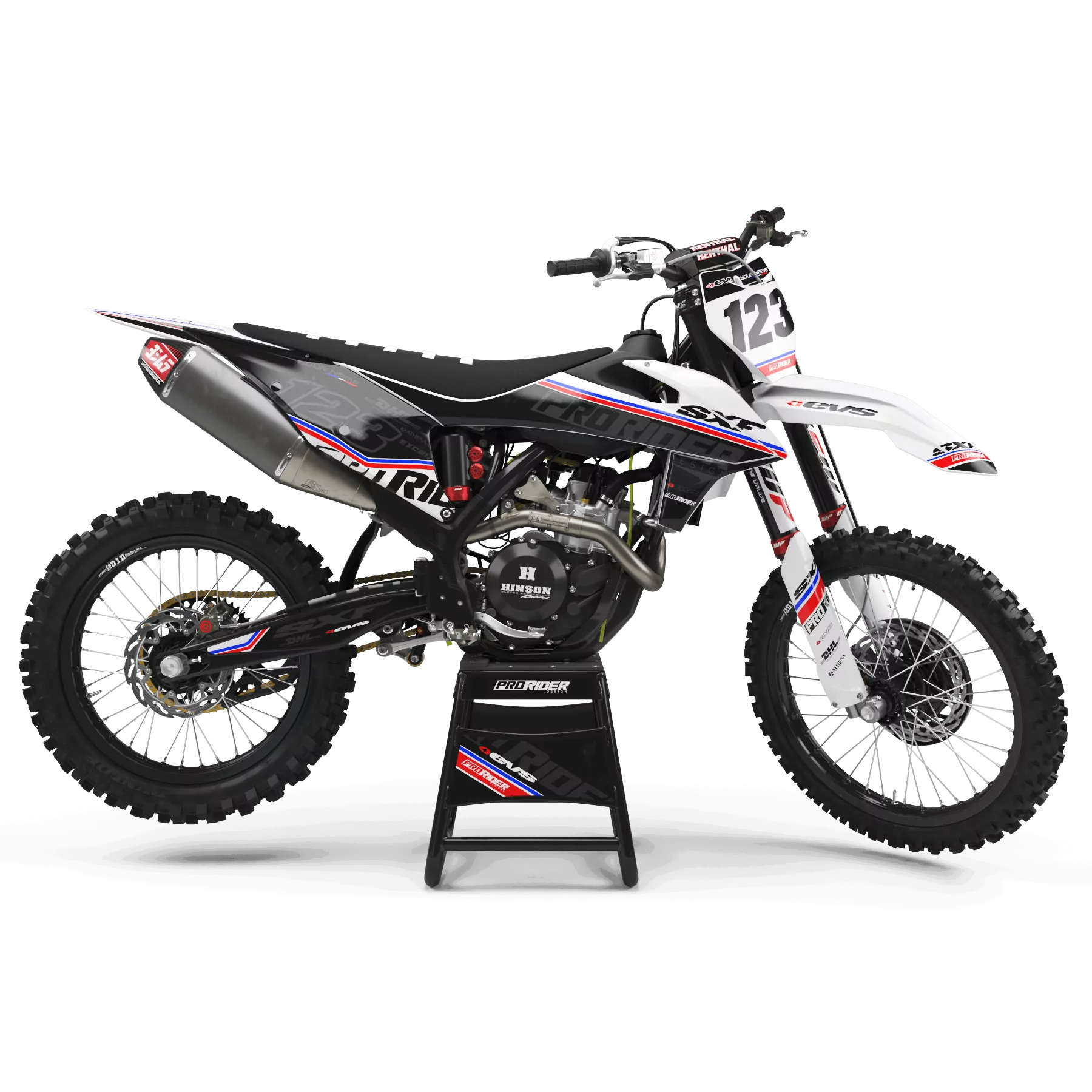 Kit adesivos moto KIT ADESIVOS Motocross KTM EVS FRENCH TOUCH