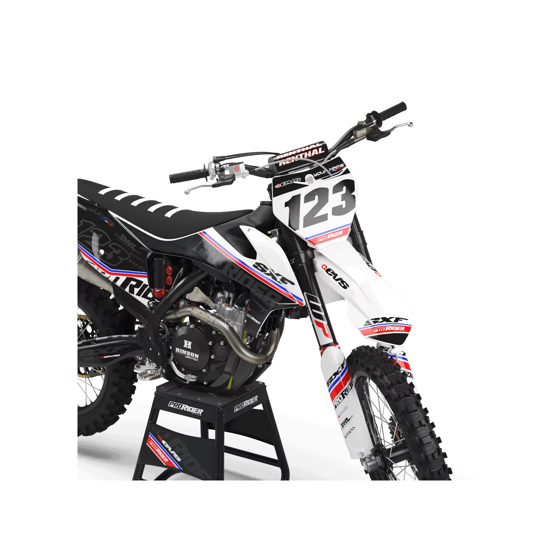 GRAPHICS kit moto Graphics Motocross KTM EVS FRENCH TOUCH