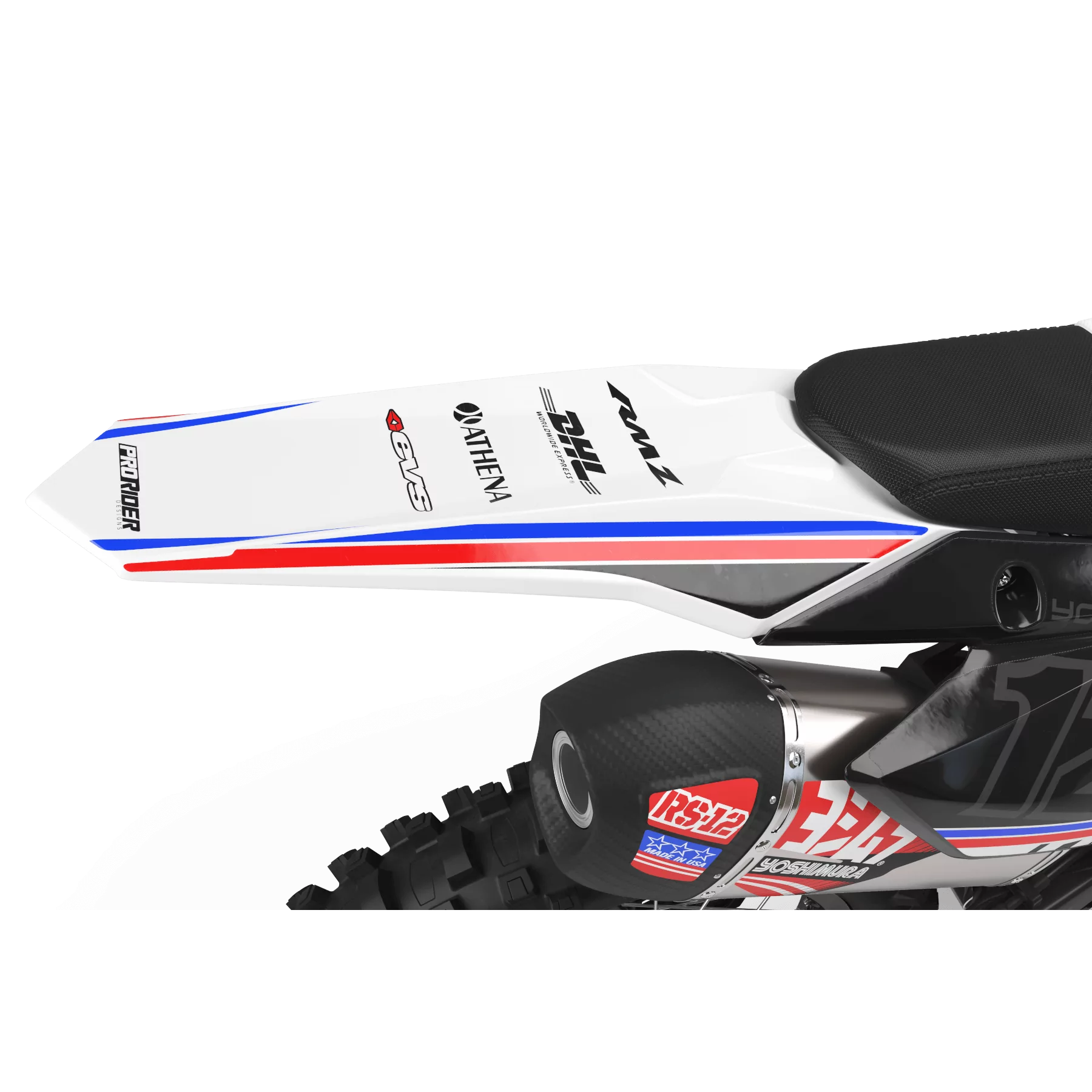 STICKERSET moto Stickerset Motocross SUZUKI EVS FRENCH TOUCH
