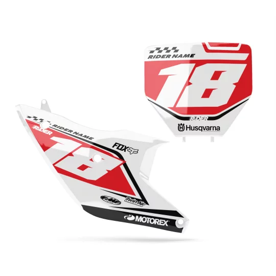 Grafiche moto GRAFICHE FONDI TABELLE PERSO HUSQVARNA Orizon White Red