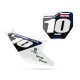 Stickerset moto STICKERSET NUMMERBORDBODEM PERSO HUSQVARNA Prisme White Black