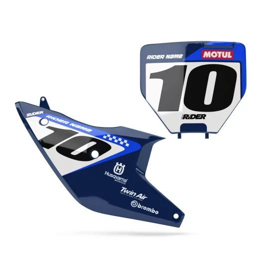 Grafiche moto GRAFICHE FONDI TABELLE PERSO HUSQVARNA Prisme Blue White