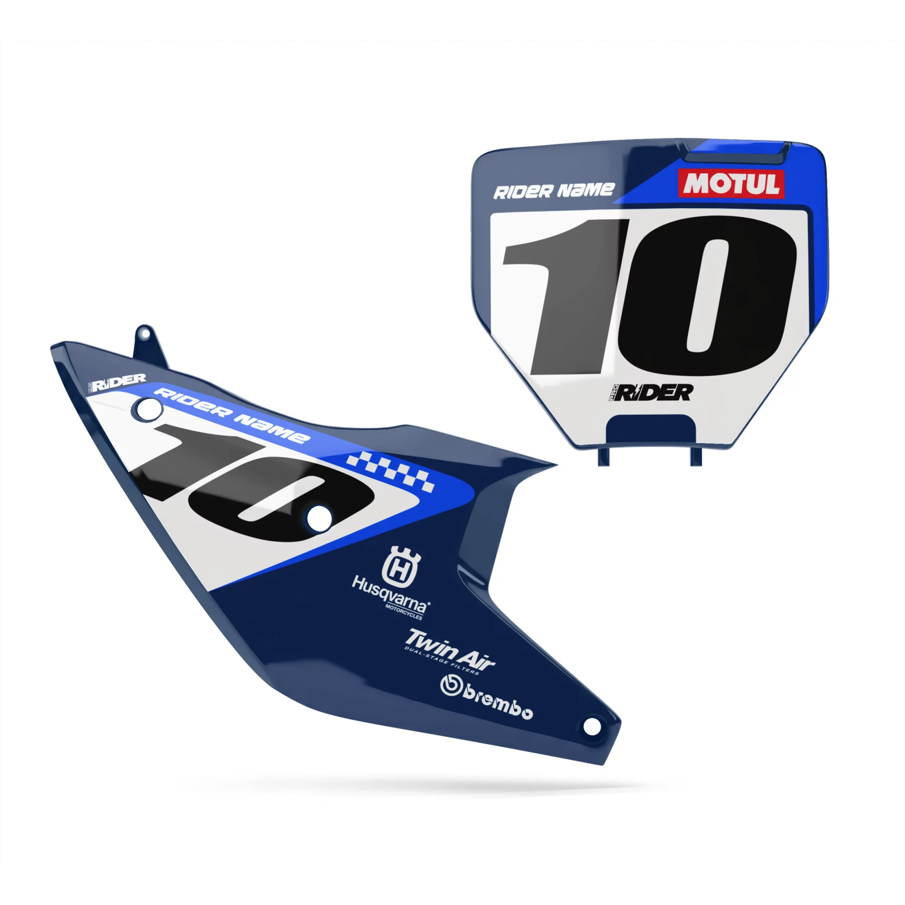 Grafiche moto GRAFICHE FONDI TABELLE PERSO HUSQVARNA Prisme Blue White