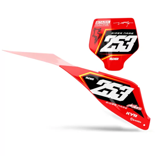GRAFICHE moto GRAFICHE FONDINI PERSO STARK FUTURE FUEGO Red Black