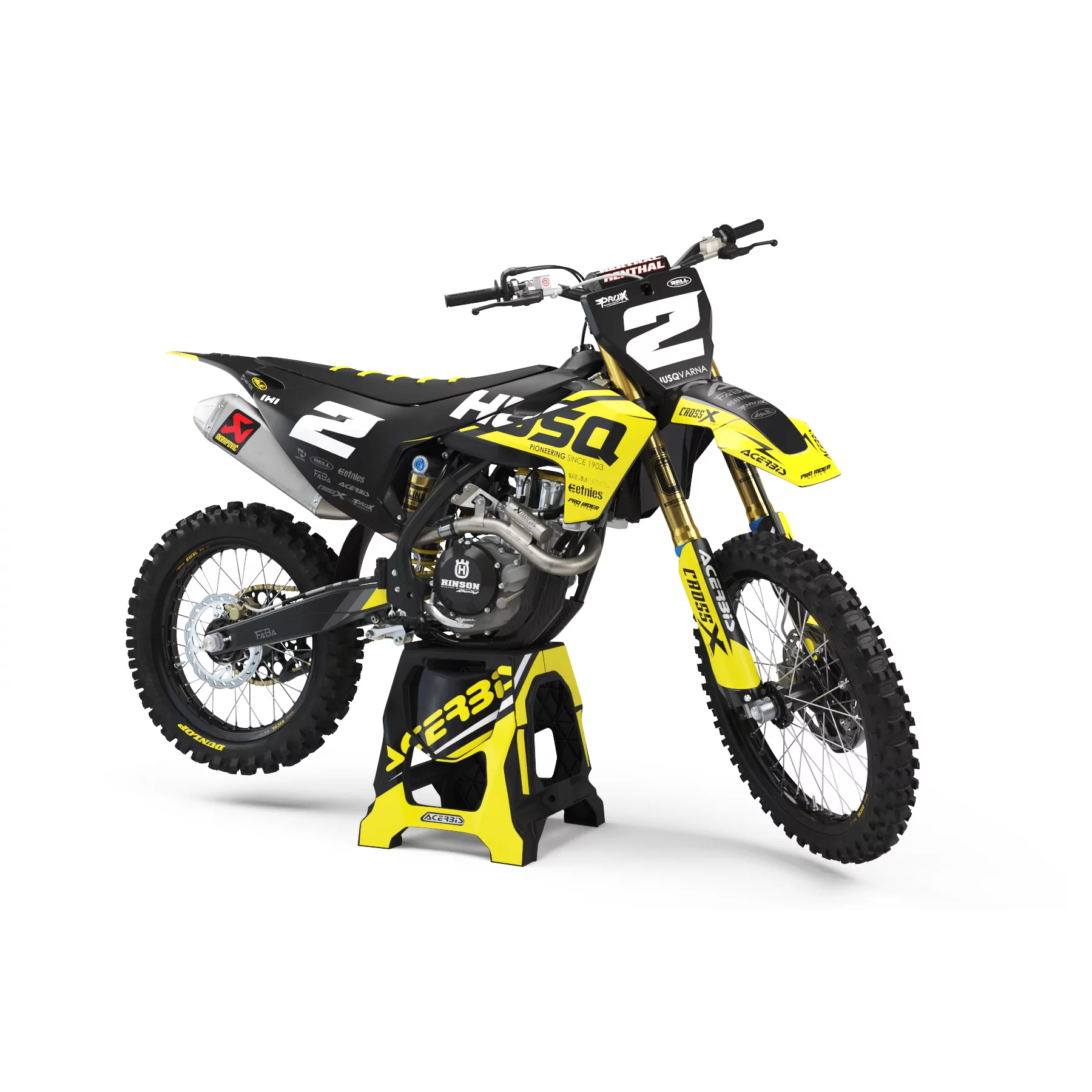 Kit adhesivos moto KIT ADHESIVOS Motocross HUSQVARNA ONE GROUND