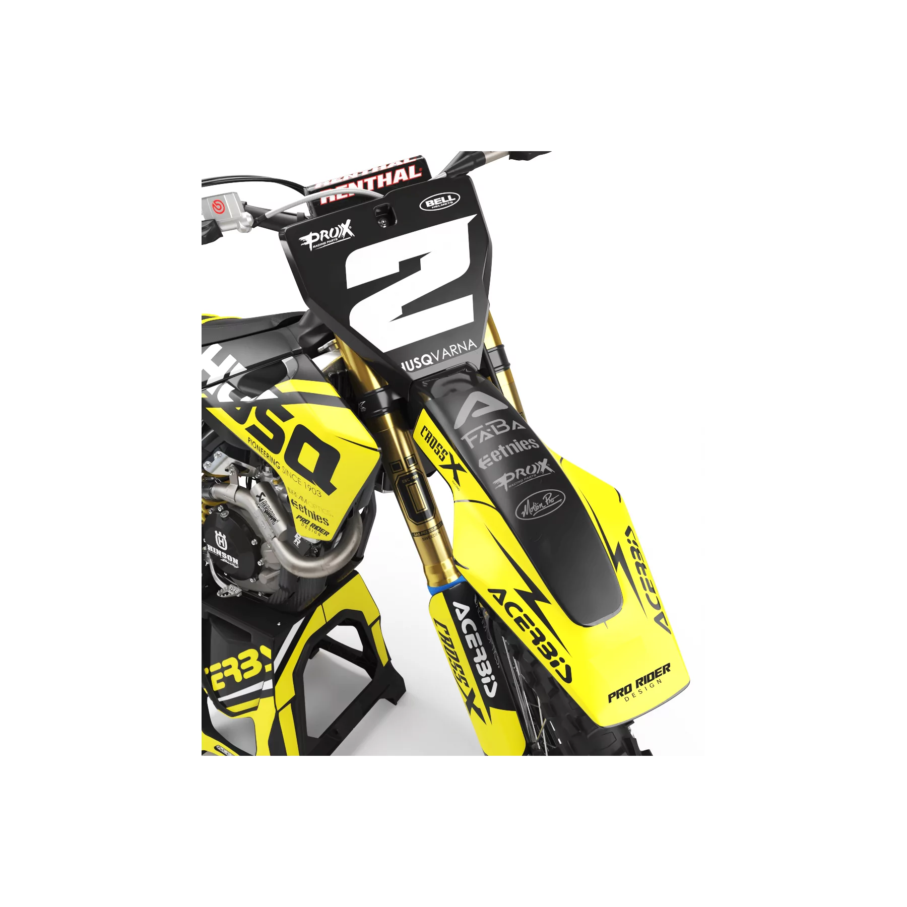 Kit adhesivos moto KIT ADHESIVOS Motocross HUSQVARNA ONE GROUND