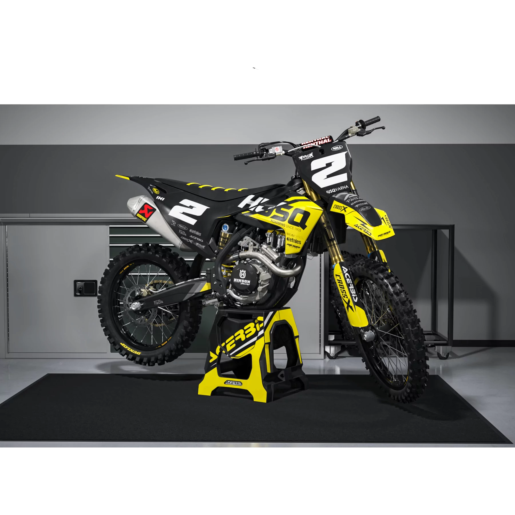 Kit adhesivos moto KIT ADHESIVOS Motocross HUSQVARNA ONE GROUND