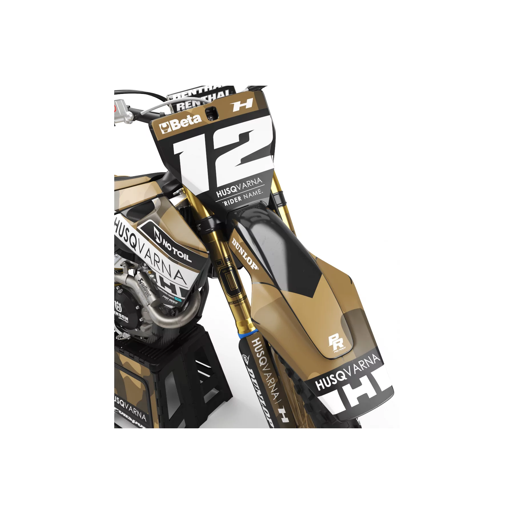 Kit adhesivos moto KIT ADHESIVOS Motocross HUSQVARNA CAMOUFLAGE