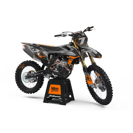 Kit adesivos moto KIT ADESIVOS Motocross KTM FORCE RACING