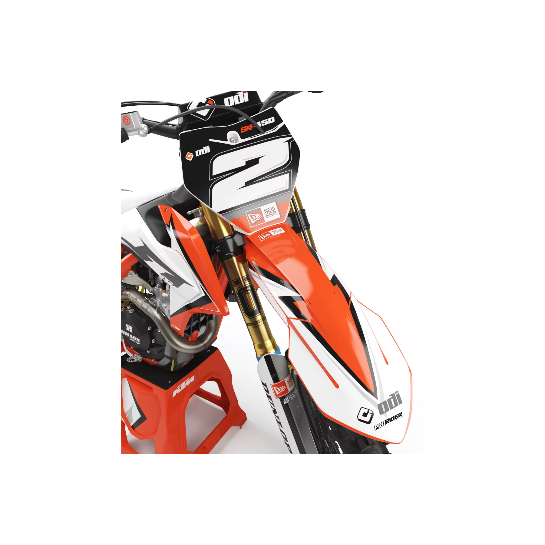 Stickerset motor STICKERSET Motorcross KTM ORIGINE