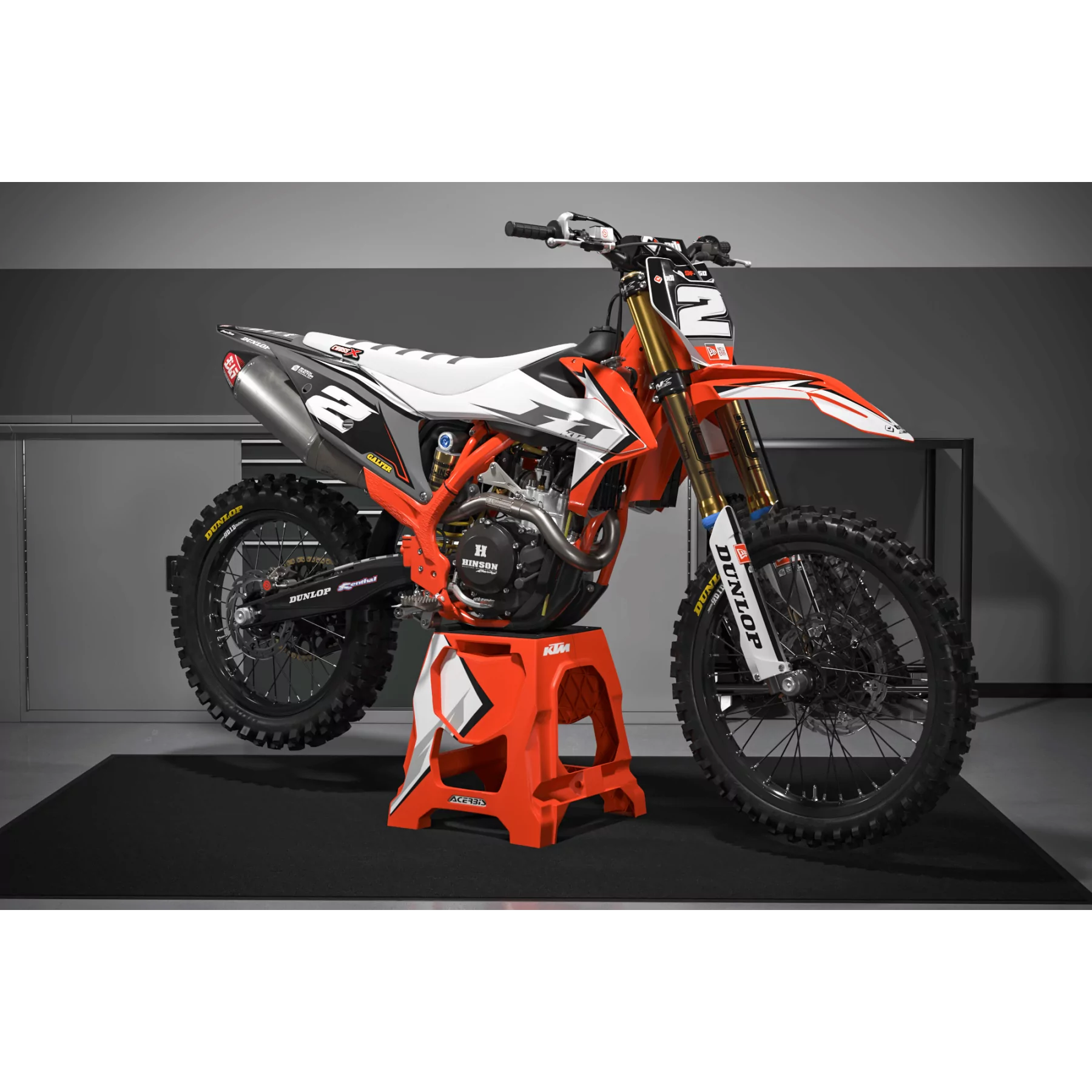 Kit adesivos moto KIT ADESIVOS Motocross KTM ORIGINE