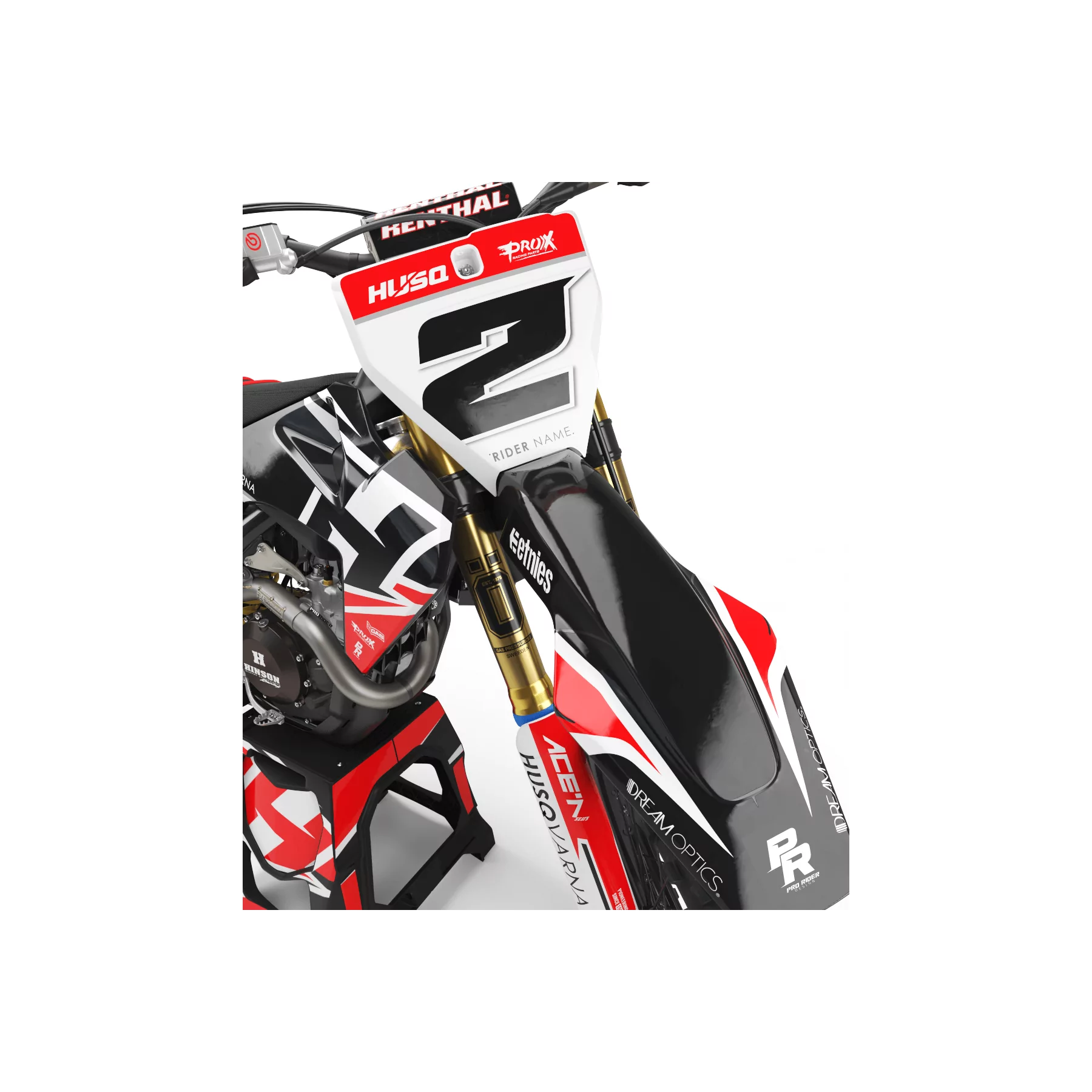 DEKOR Motorrad DEKOR Motocross HUSQVARNA BLACK SERIES