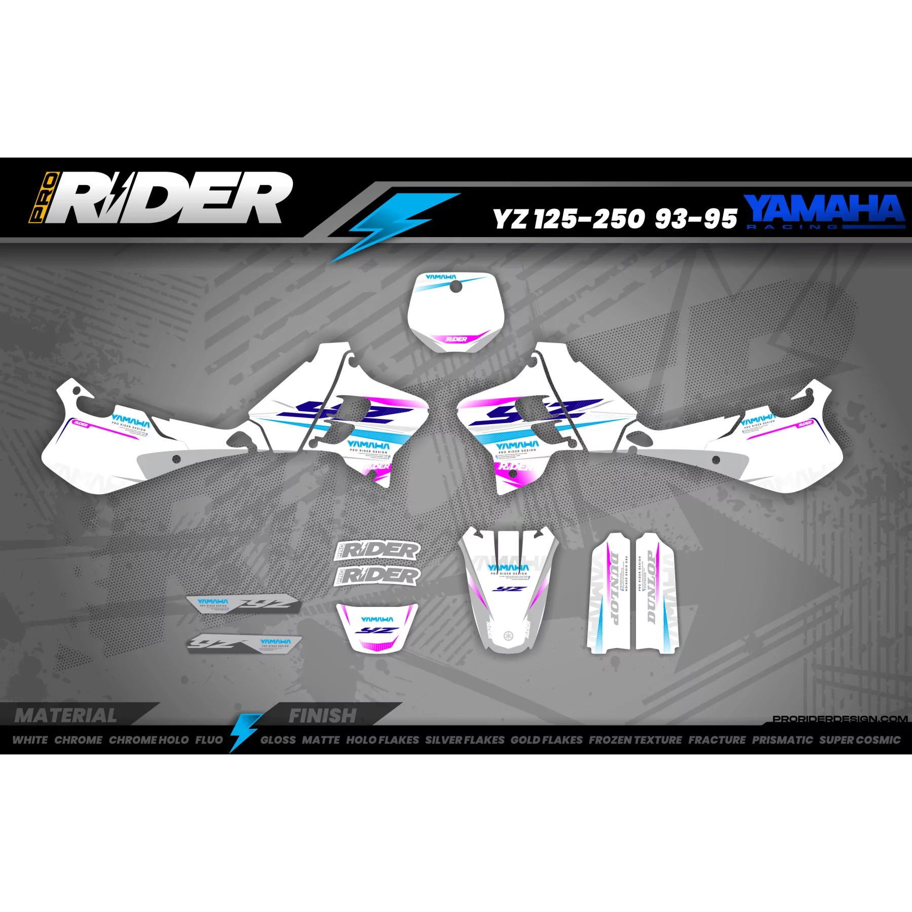 Grafiche moto GRAFICHE MOTOCROSS YAMAHA BRIGHT