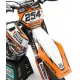 GRAFICHE moto GRAFICHE Motocross HUSQVARNA ORANGE MÉCANIQUE