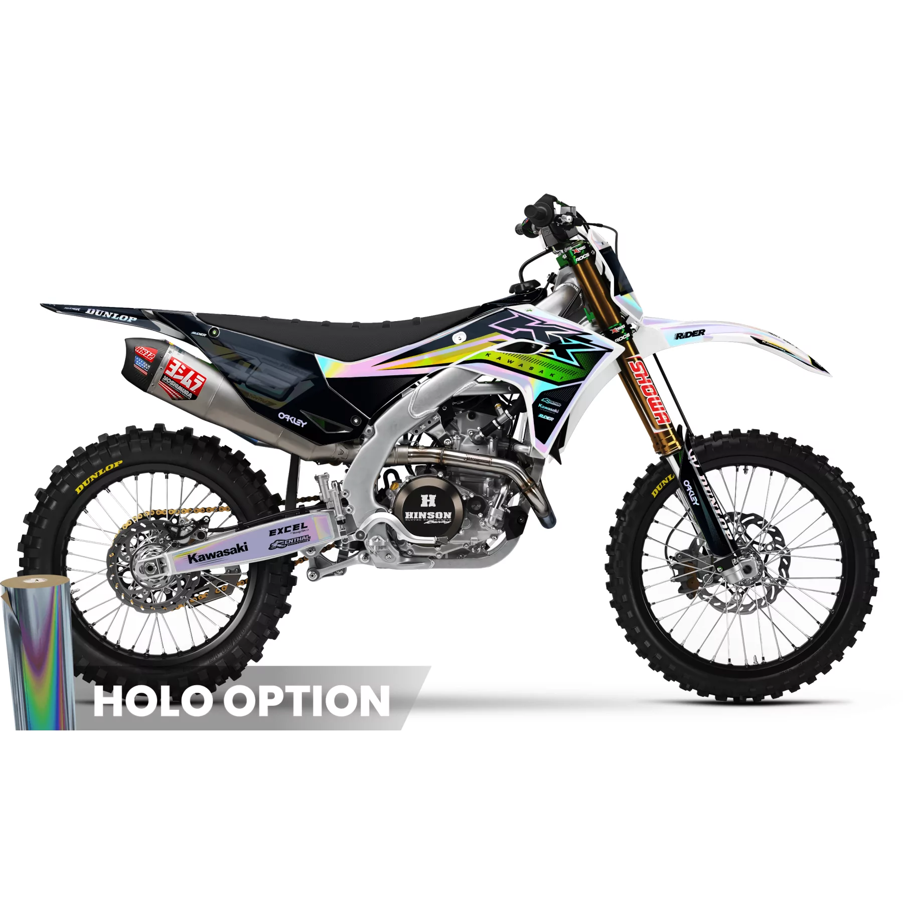 Kit adesivos moto KIT ADESIVOS MOTOCROSS KAWASAKI | Kalix