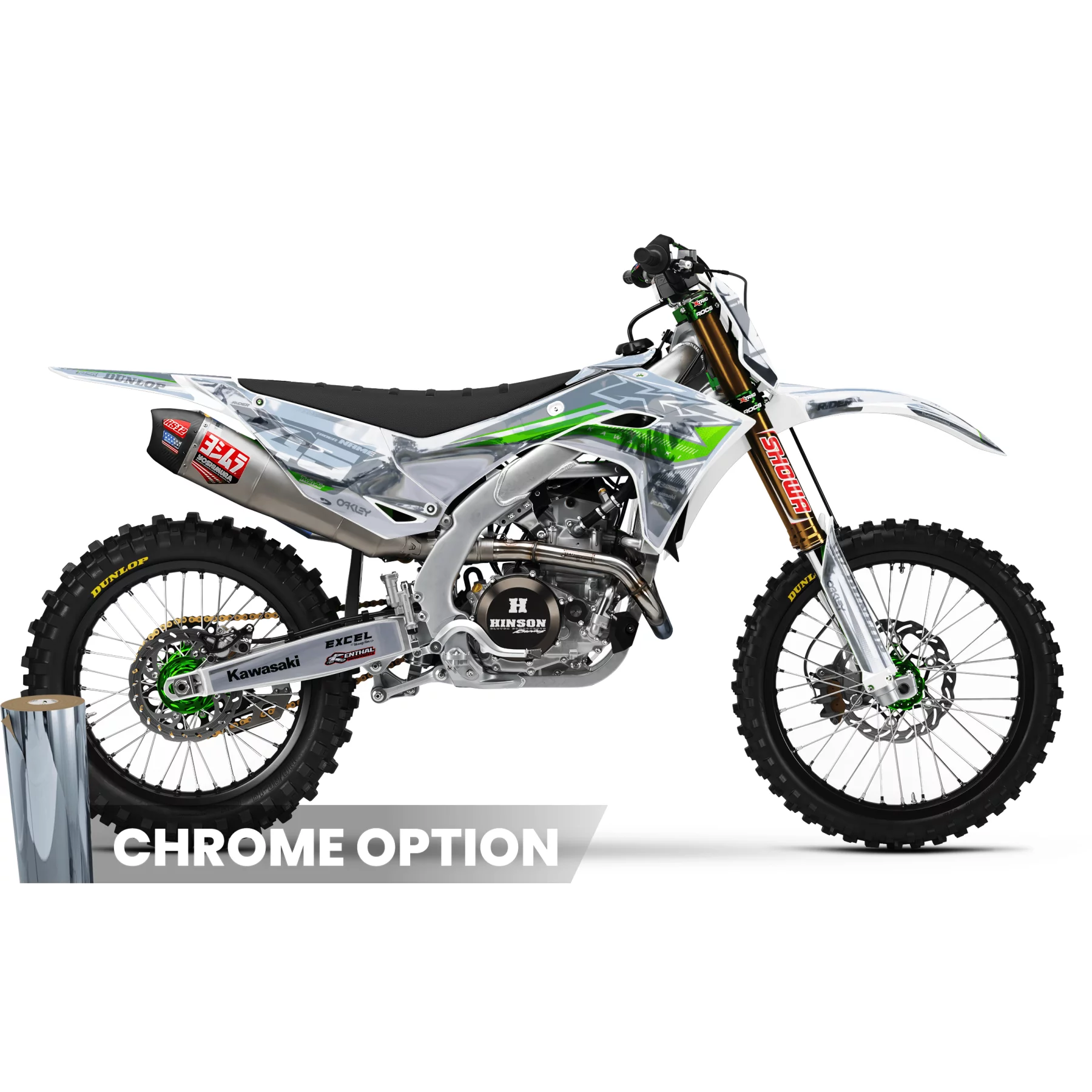 Kit adhesivos moto KIT ADHESIVOS motocross KAWASAKI | Galax