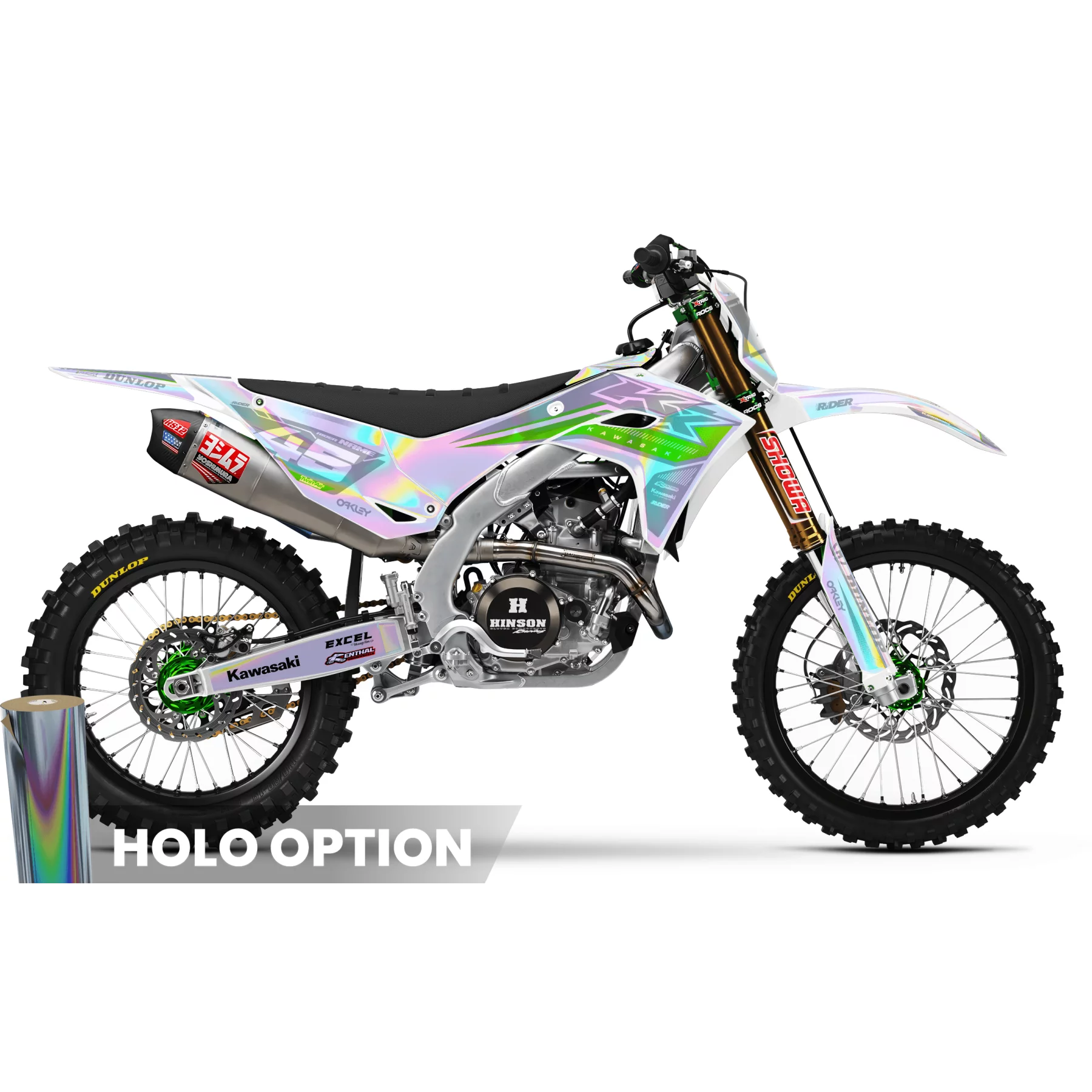 Kit adesivos moto KIT ADESIVOS motocross KAWASAKI | Galax
