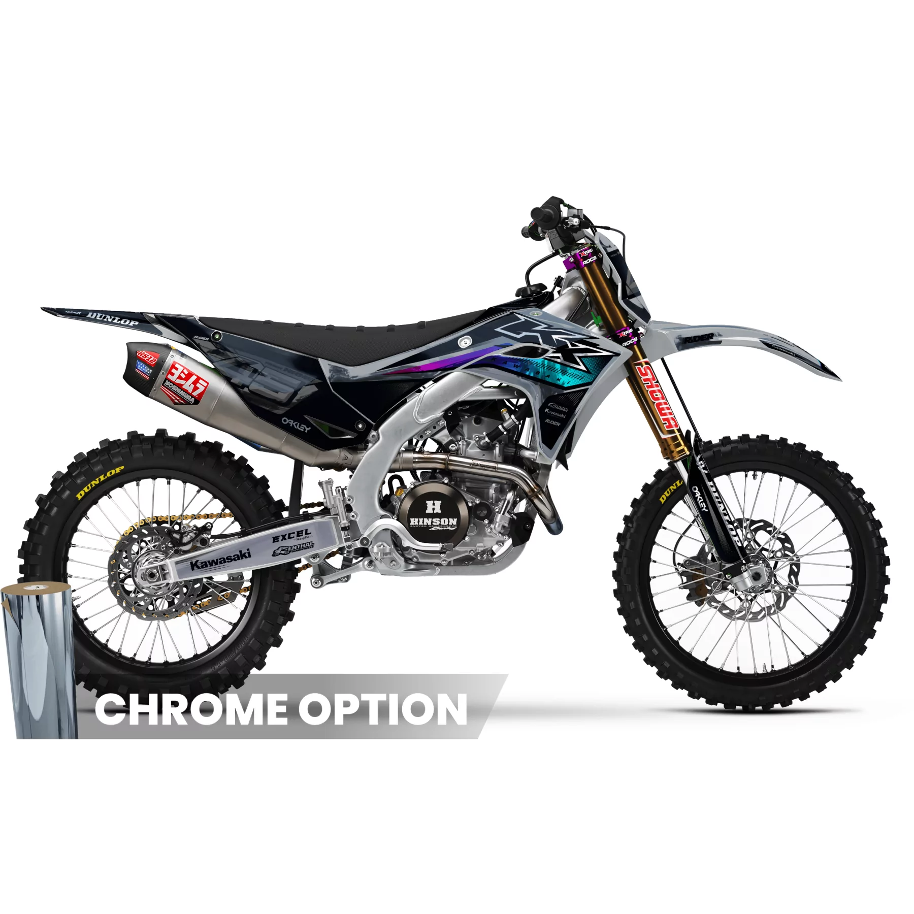 Kit adhesivos moto Kit adhesivos motocross KAWASAKI | Kavix
