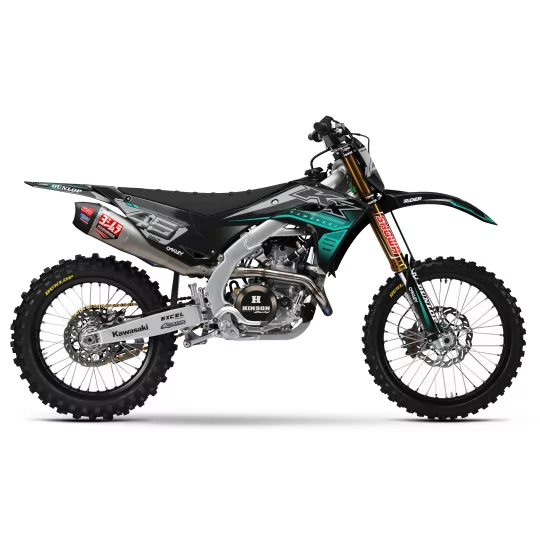 Kit adesivos moto KIT ADESIVOS MOTOCROSS KAWASAKI | Krypton