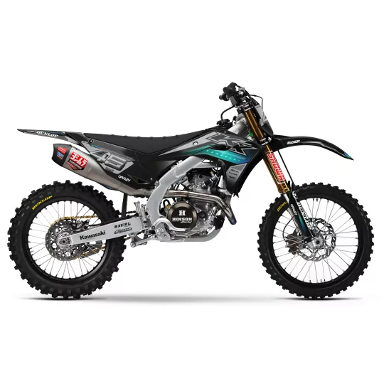 Stickerset moto STICKERSET MOTOCROSS KAWASAKI | Titano