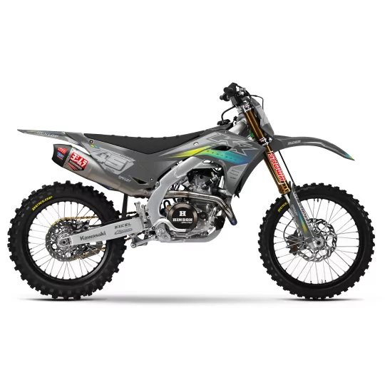 Kit adesivos moto KIT ADESIVOS MOTOCROSS KAWASAKI | Forged