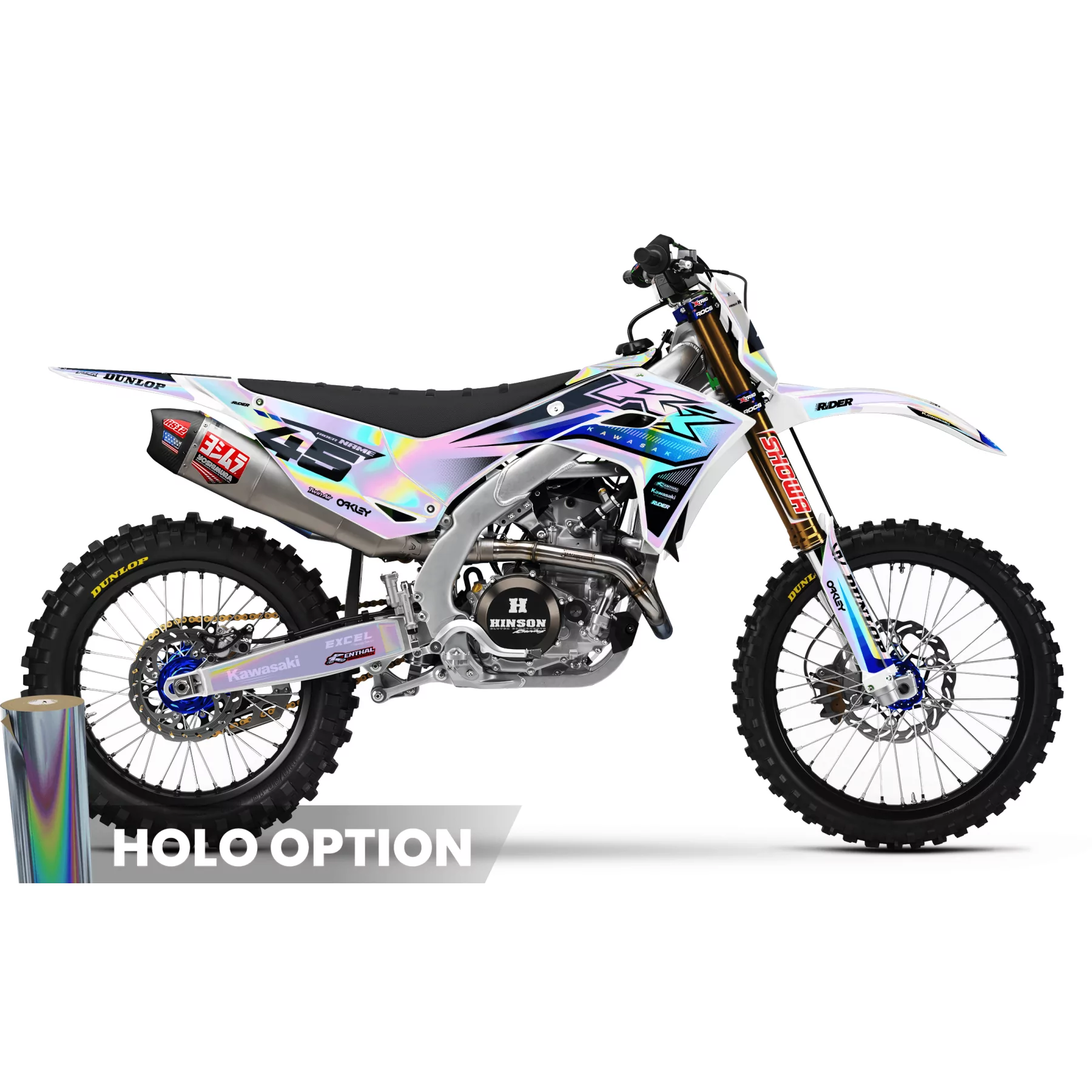 Kit adesivos moto KIT ADESIVOS MOTOCROSS KAWASAKI | Mechanik
