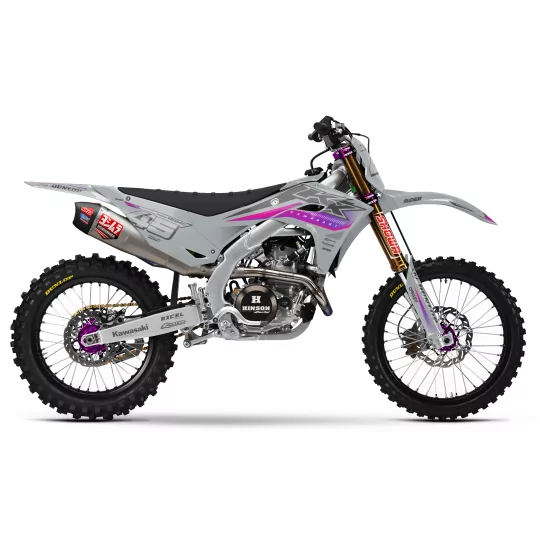 Kit adesivos moto KIT ADESIVOS MOTOCROSS KAWASAKI | Flowix
