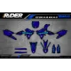 Kit adhesivos moto KIT ADHESIVOS Motocross YAMAHA CARTOON MANGA BRUSH BLACK/BLUE
