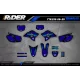 Kit de adesivos moto KIT ADESIVOS Motocross YAMAHA CARTOON MANGA BRUSH BLACK/BLUE