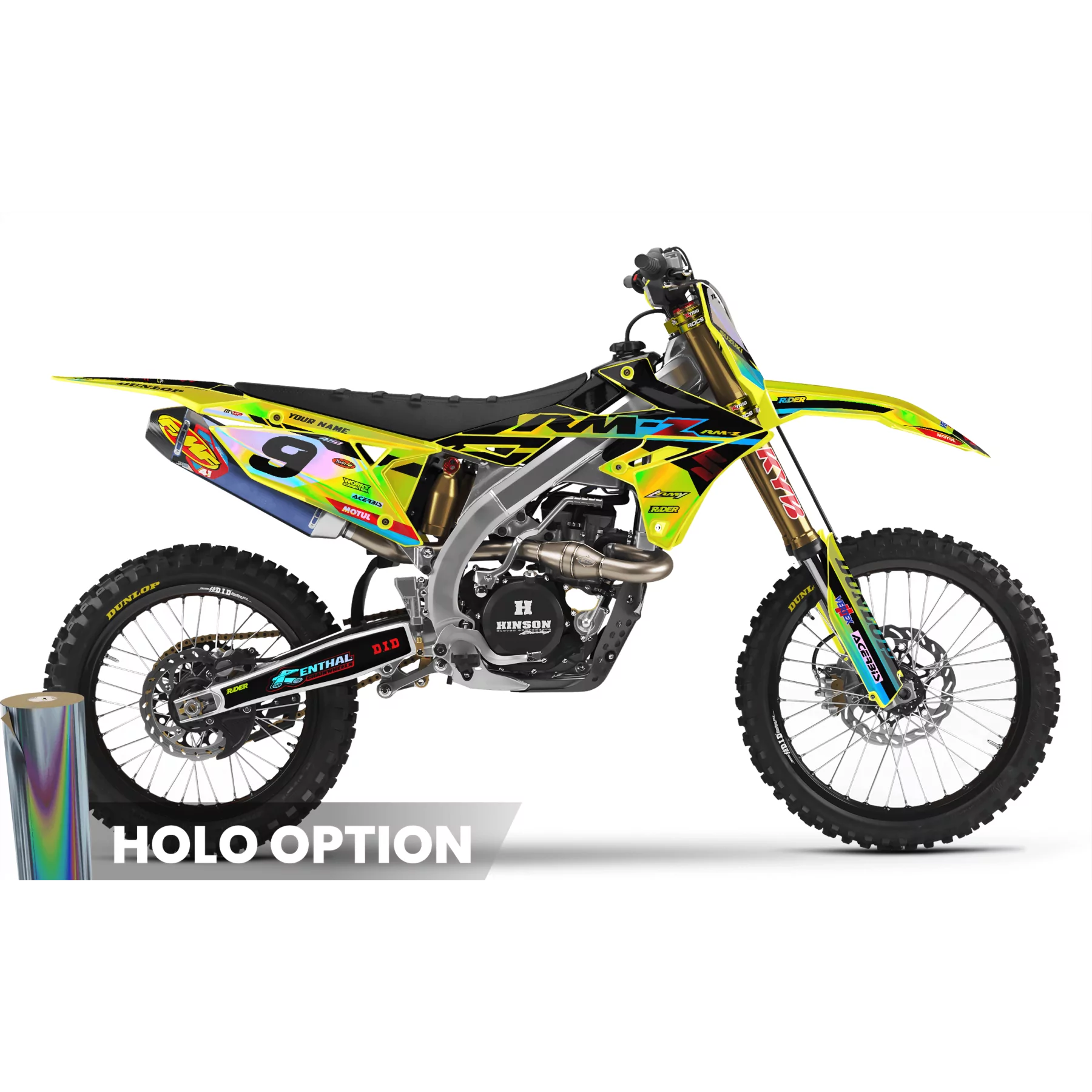 Motorrad-Dekor MOTOCROSS SUZUKI Dekor | Sumya