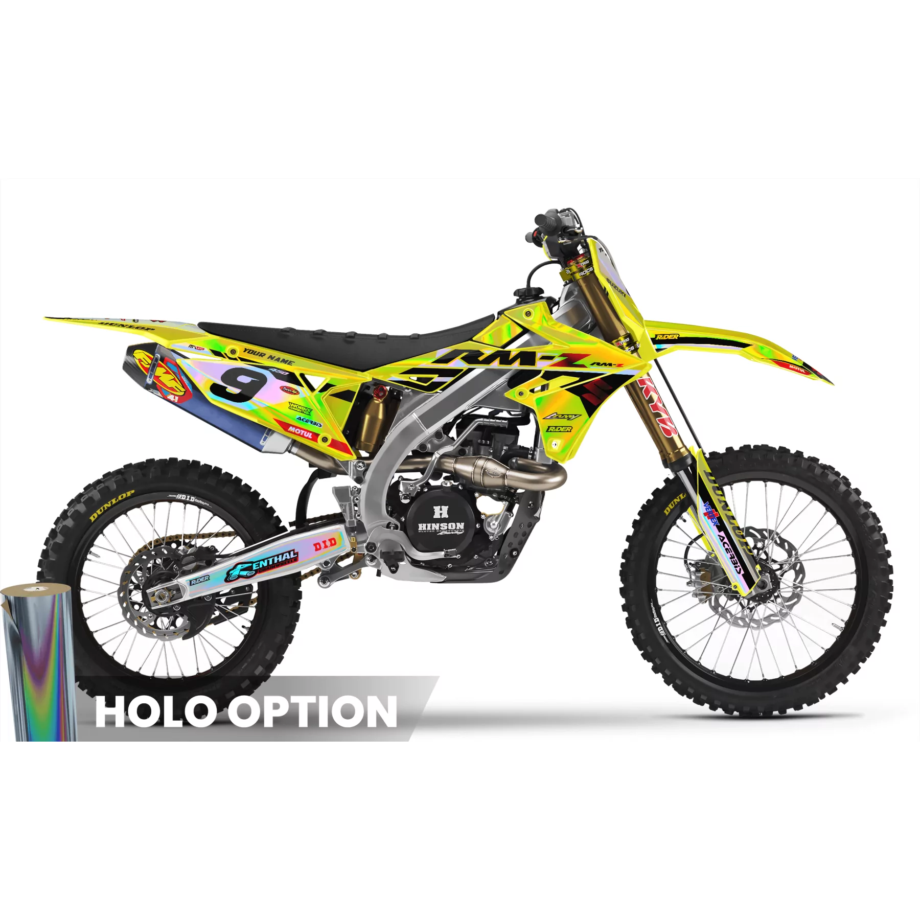 Stickerset moto STICKERSET MOTOCROSS SUZUKI | Samwa