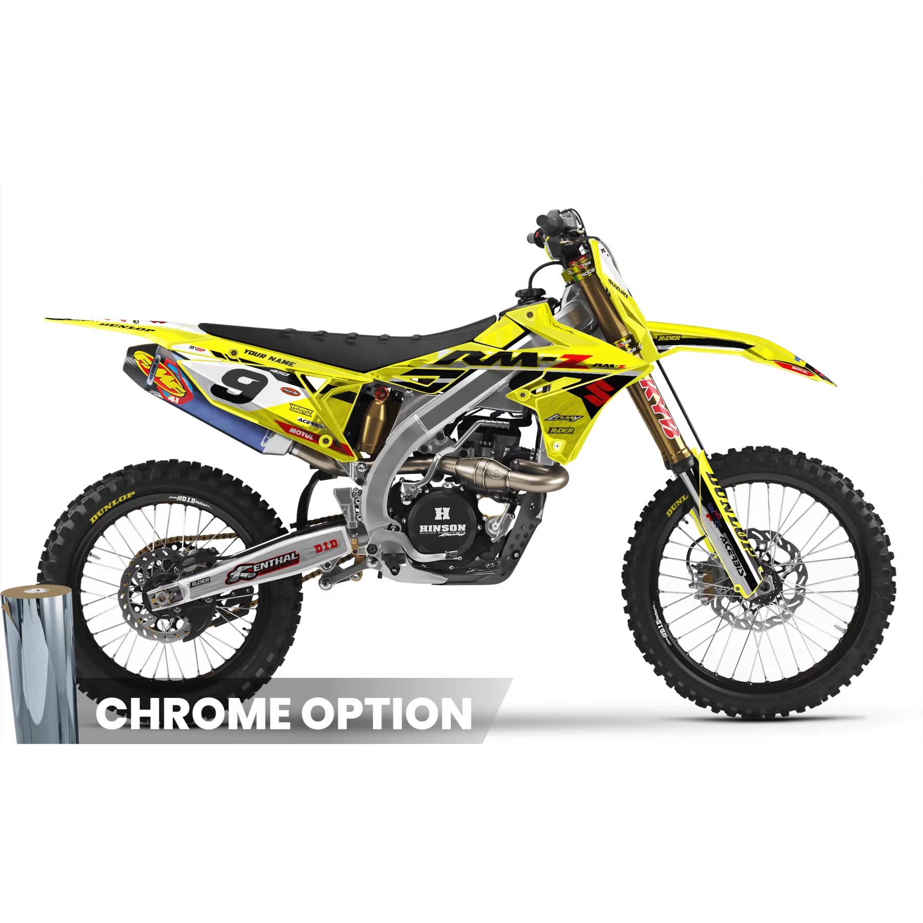 Kit adhesivos moto KIT ADHESIVOS MOTOCROSS SUZUKI | Samwa