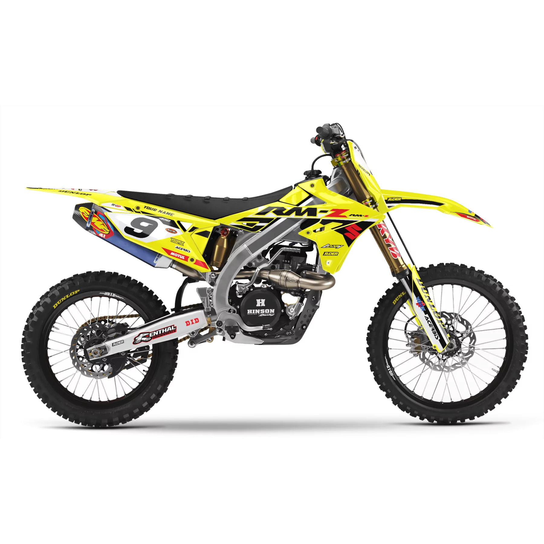 Kit adhesivos moto KIT ADHESIVOS MOTOCROSS SUZUKI | Samwa
