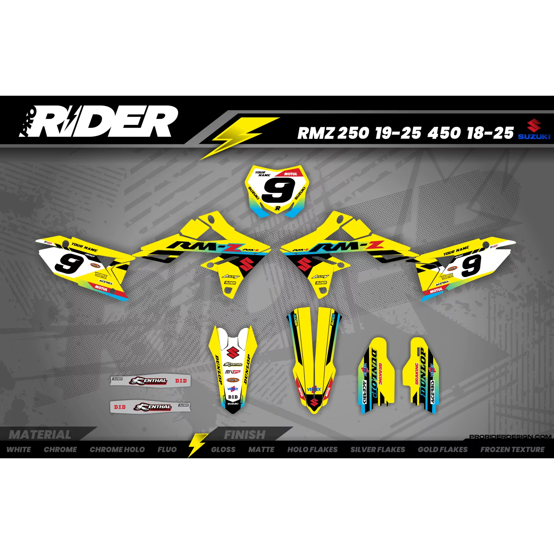 Dekor Motorrad DEKOR MOTOCROSS SUZUKI | Sawax