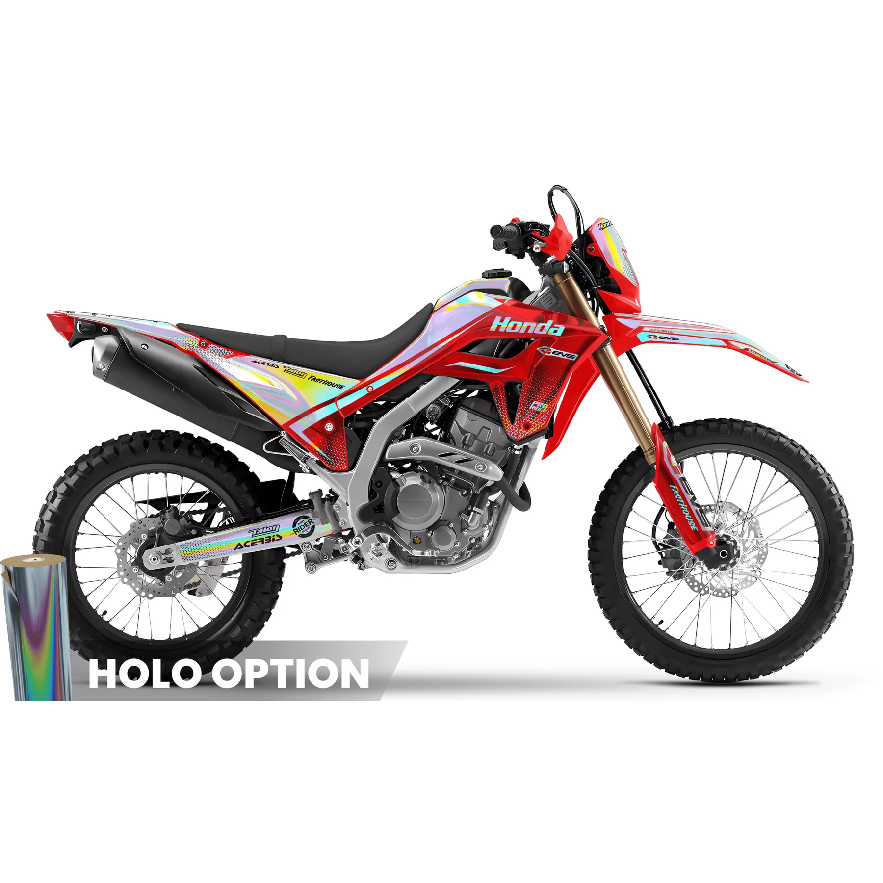 Kit adesivos moto KIT ADESIVOS MOTOCROSS HONDA | Honfax