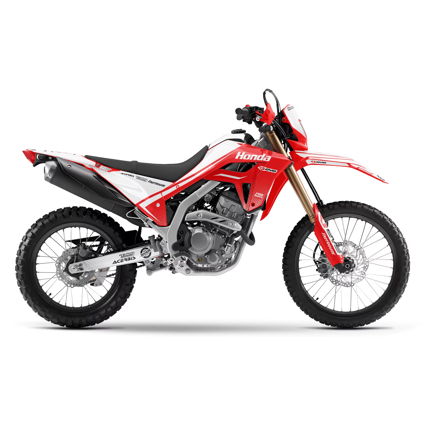 Kit adhesivos moto KIT ADHESIVOS MOTOCROSS HONDA | Honfax