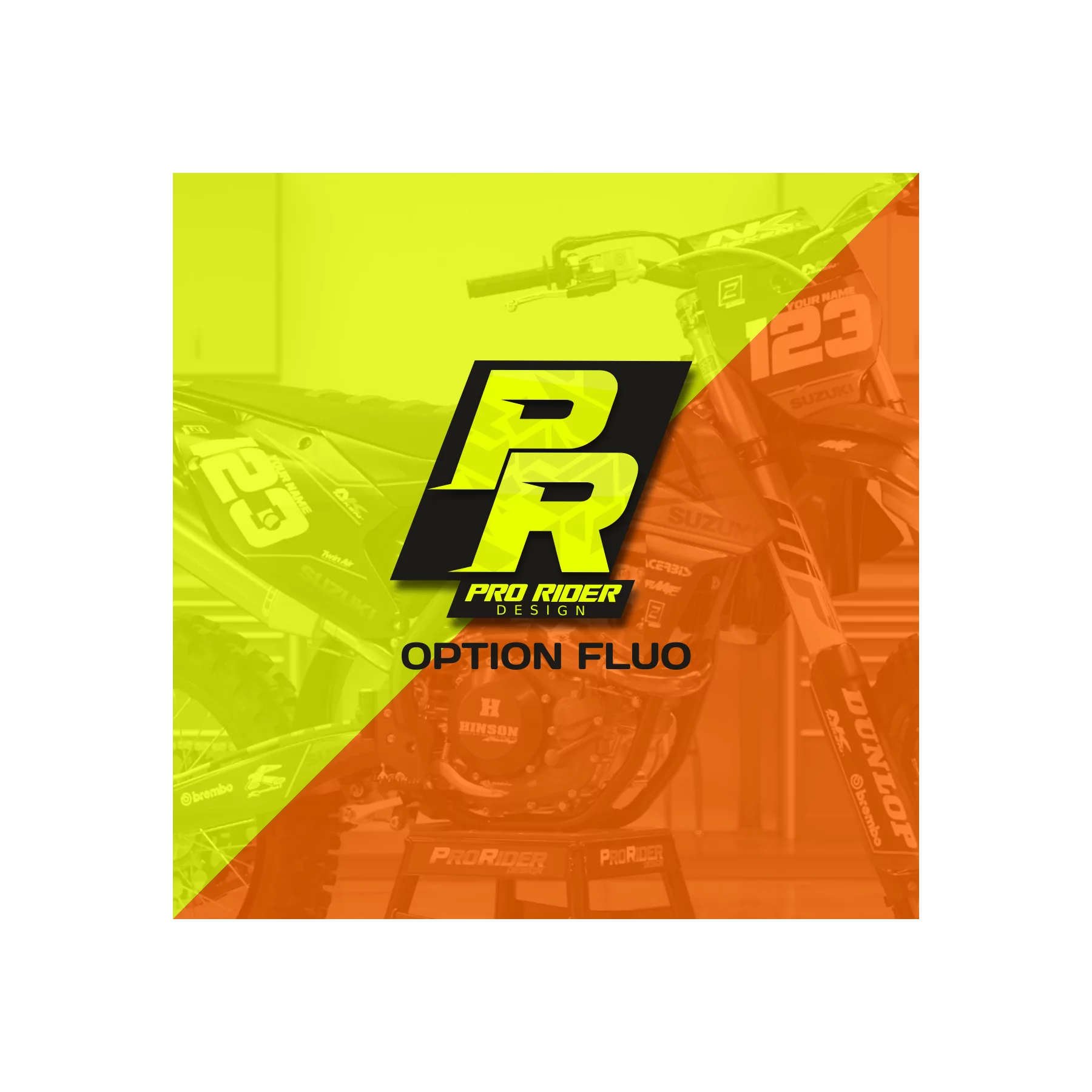 graphics moto OPTION FLUO