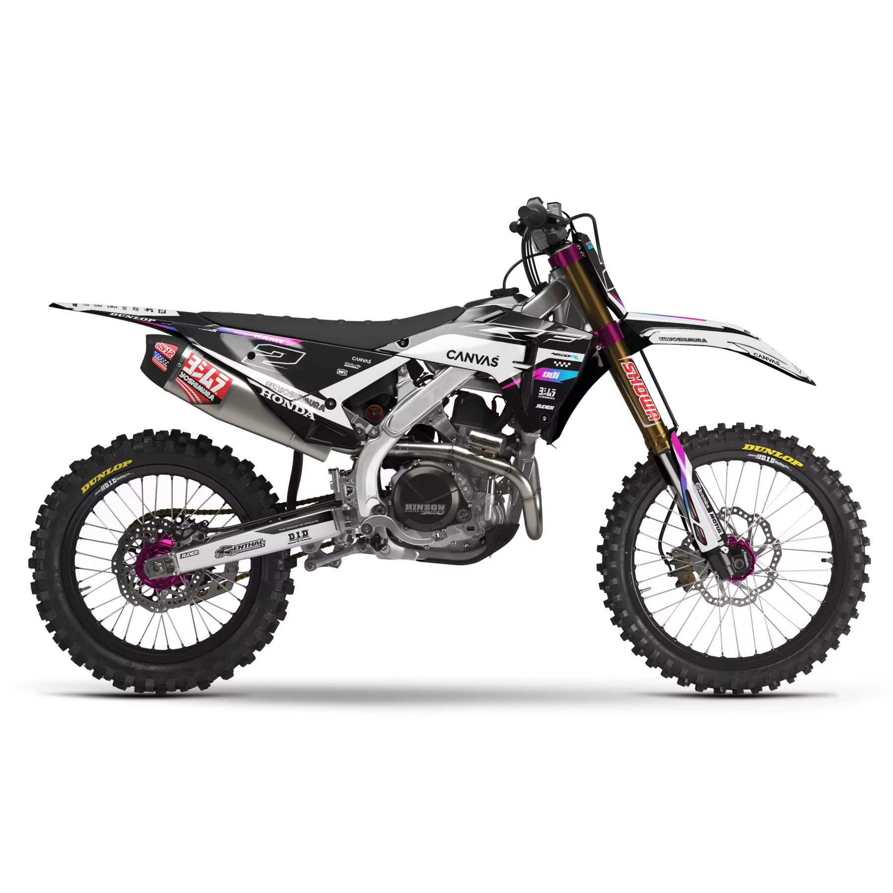 Kit adesivos moto Kit adesivos MOTOCROSS HONDA | Honktor