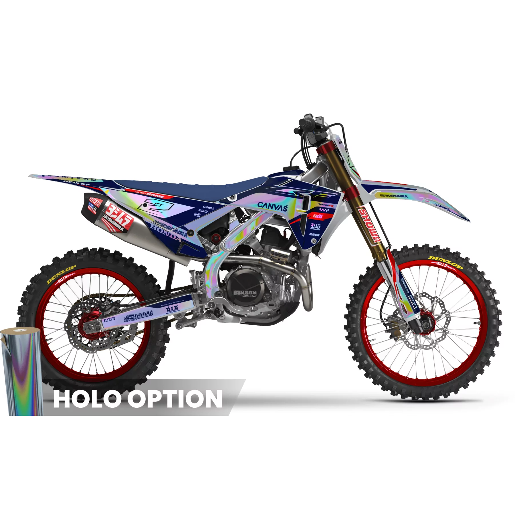 Stickerset moto STICKERSET MOTOCROSS HONDA | Hanfix